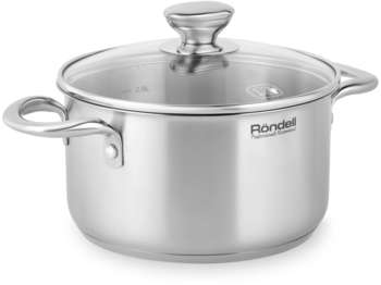 Кастрюля RONDELL Merkur RDS-1224 5.1л. d=24см  стальной