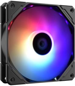 Кулер для корпуса ID-Cooling Вентилятор для корпуса TF-12025 Pro ARGB 120х120x25 черный 4-pin 35.2дБ  Ret