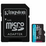 Карта памяти Kingston microSDXC 128 GB Canvas Go Plus, UHS-I U3, 170 Мб/с , с адаптером, SDCG3/128Gb