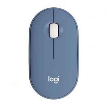 Мышь Logitech Мышка беспроводная PEBBLE M350 BLUEBERRY 910-006655 LOGITECH