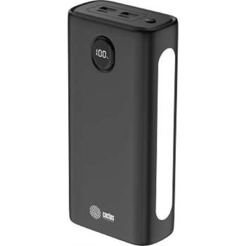 Внешний аккумулятор CACTUS Мобильный аккумулятор CS-PBFSJA-30000 30000mAh 4.5A 2xUSB-A/USB-C черный