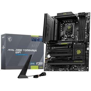 Материнская плата MSI MAG Z890 TOMAHAWK WIFI Z890, LGA1851, 4*DDR5, 3*PCIEx16, 4*M.2, 2*TypeC, 3*USB3.2Gen2, 6*USB3.2Gen1, 4*USB2.0, 4*SATA3.0, 5G, 2*Type-C, HDMI, ATX, RTL