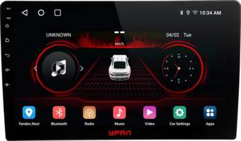 Автомагнитола URAL АМС ШТОРМ 102 2DIN 4x72Вт v5.0 4000Mb Android 12 10.1" WiFi 4G 2.5 RDS