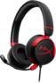 Игровая гарнитура HYPERX Наушники с микрофоном Cloud Mini черный/красный накладные оголовье