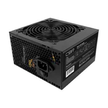 Блок питания CBR ATX 400W 80+ Bronze, DC-DC, APFC, 0.6mm, 24pin, 1*8-pin, 1*6+2pin, 4*SATA, 2*IDE, 12cm fan, 1.5м кабель питания, черный [PSU-ATX400-12GM] BOX