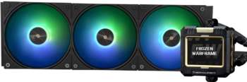 Кулер Thermalright Система водяного охлаждения Frozen Warframe 360 ARGB Soc-AM5/AM4/1200/1700/1851 черный 4-pin 29.8dB Al LCD Ret
