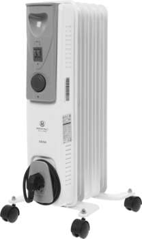 Обогреватель ROYAL CLIMA Радиатор масляный Siena ROR-S5-1000M 1000Вт белый/серый