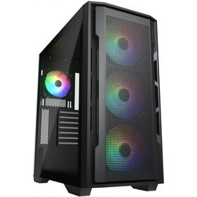 Корпус Cougar Uniface X RGB V2 Black, 4x140mm ARGB PWM Fan, ARGB PWM Fan Hub, без БП, E-ATX 