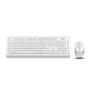 Клавиатура A4TECH и мышь Wireless FG1010 WHITE бело-серая, USB [1147575]