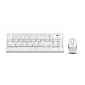 Клавиатура A4TECH и мышь Wireless FG1010 WHITE бело-серая, USB [1147575]