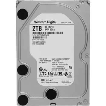Накопитель для сервера Hitachi 2Tb WD Ultrastar DC HA210 {SATA 6Gb/s, 7200 rpm, 128mb buffer, 3.5"} [1W10002/HUS722T2TALA604]