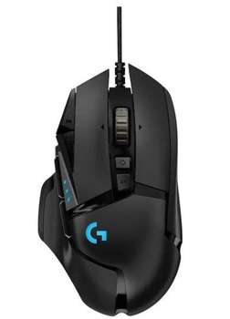 Мышь Logitech® Игровая проводная G502 HERO оптическая, 25600 dpi, 40 G, USB 2.1 м, чёрный.