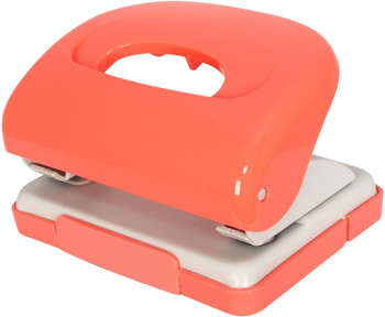 Дырокол KW-TRIO 09652red макс.:16лист. пластик красный отв.:2