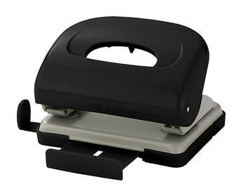 Дырокол KW-TRIO 09652black макс.:16лист. пластик черный отв.:2