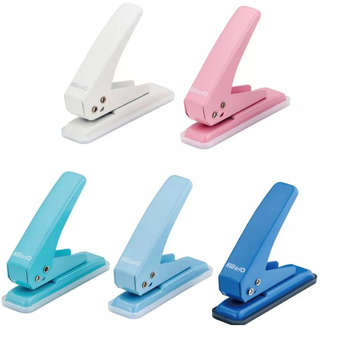 Дырокол KW-TRIO 09190LIGHT BLUE макс.:20лист. металл голубой отв.:1