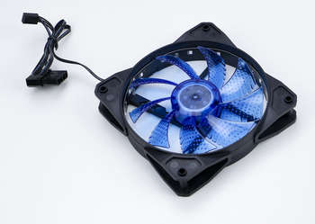 Кулер для корпуса Digma Вентилятор для корпуса DFAN-LED-BLUE RGB 120х120x25 черный 3-pin 4-pin  23дБ Ret