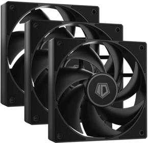 Кулер для корпуса ID-Cooling Вентилятор для корпуса AF-125-K Trio 120х120x25 черный 4-pin 30дБ  Ret
