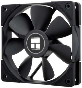 Кулер для корпуса Thermalright Вентилятор для корпуса TL-R12-B 120х120x25 черный 4-pin 23дБ Ret