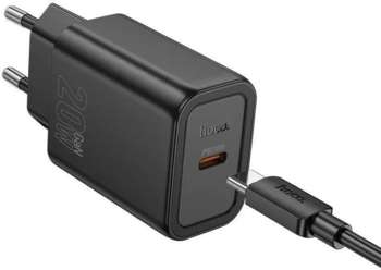 Аксессуар для планшета HOCO Сетевое зар./устр. N60 Gentle 20W 3A  USB Type-C универсальное черный