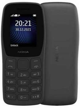 Сотовый телефон Nokia Мобильный телефон 105 DS TA-1416 темно-серый моноблок 2Sim 1.77" 120x160 Series 30+ GSM900/1800 Protect MP3 FM microSD