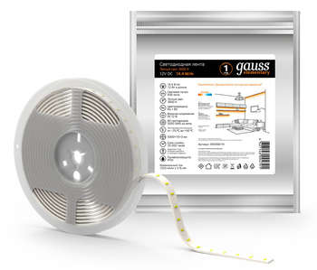 Светодиодная лента GAUSS Лента светодиод. Elementary 5м