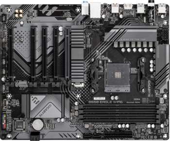 Материнская плата Gigabyte B550 EAGLE WIFI6 Soc-AM4 AMD B550 4xDDR4 ATX AC`97 8ch GbLAN RAID+HDMI
