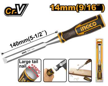 Инструмент INGCO_Handtools Стамеска 14x140мм, CrV, INGCO HWC0806 INDUSTRIAL HWC0814