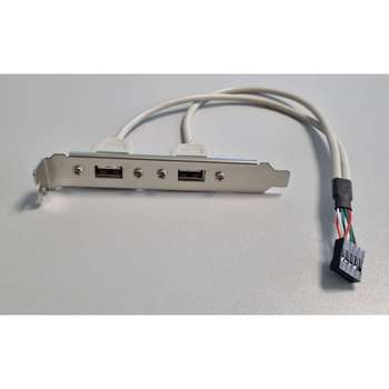 Контроллер Bion Expert Bion планка портов 2xUSB2.0, 30 см [BXP-MB-2USB]