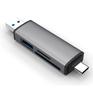 Картридер Bion Expert Bion USB Type-C/USB 3.0  Card reader, microSD/T-Flash/SD/SDHC/SDXC, доп.выход USB 3.0 хаб, поддержка OTG, алюминиевый корпус [BXP-CR-USB3-AC-01]