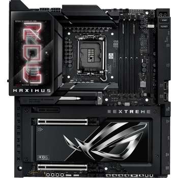 Материнская плата ASUS ROG MAXIMUS Z890 EXTREME LGA1851 E-ATX 4xDDR5 2xPCIEx16 PCIEx4 4xM.2 2xThunderbolt 2xUSB-C HDMI 2.5GLAN 10GLAN Wi-Fi 7