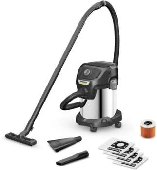 Строительный пылесос KARCHER KWD 3 S V-17/4/20 Anniversary Edition 1000Вт  черный