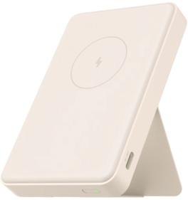 Аксессуар для планшета Xiaomi Мобильный аккумулятор BHR9074GL 6000mAh Qi 15W 2.4A USB-C беспров.зар. бежевый