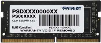 Оперативная память Patriot Память DDR4 16GB 3200MHz PSD416G32002S Signature Line RTL PC4-25600 CL22 SO-DIMM 260-pin 1.2В Ret