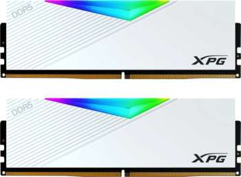 Оперативная память A-DATA Память DDR5 2x32GB 6400MHz AX5U6400C3232G-DCLARWH XPG Lancer RGB RTL Gaming PC5-51200 CL32 DIMM 288-pin 1.4В kit dual rank с радиатором Ret