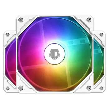 Система охлаждения ID-Cooling Вентилятор в корпус Fan TF-12025-ARGB-TRIO-SNOW ARGB LED / PWM/ 3pack