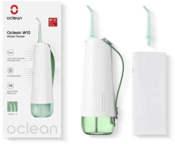 Ирригатор Oclean W10 микроп.техн. 2насад. зеленый