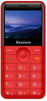 Сотовый телефон XENIUM Мобильный телефон X700 красный моноблок 2Sim 2.31" 240x320 Nucleus 0.3Mpix GSM900/1800 MP3 FM microSD max32Gb