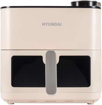 Гриль HYUNDAI АэроHYF-9088 2000Вт кремовый/серебристый