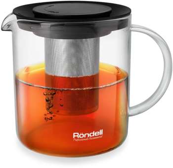 Чайник RONDELL завароч. Klar RDS-1233 1л прозрачный/черный