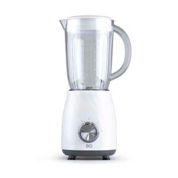 Блендер BQ стационарный  SB1009, 750 Вт, 2 скорости, чаша 1,2 л, пластик, белый, 86192481