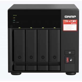 Хранилище данных QNap TS-473A-8G Сетевое хранилище NAS 4-bay настольный Ryzen V1500B
