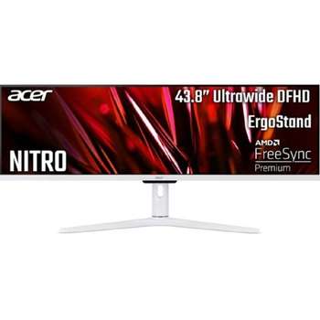 Монитор Acer LCD 43.8" XV431CPwmiiphx белый {IPS 3840x1080 120Hz 1ms 400cd 2xHDMI DisplayPort1.2 2x2W FreeSync HDR400 hadj95 Vesa}