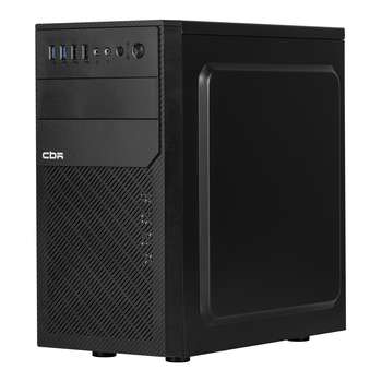 Корпус CBR mATX Minitower RD880, без БП, 2*USB 3.0, 2*USB 2.0, HD Audio+Mic, Black [PCC-MATX-RD880-WPSU]
