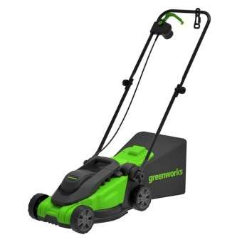 Газонокосилка GREENWORKS GD1200LM32 электрическая, 1200Вт, 32 см [2517807]