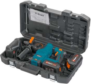 Перфоратор BORT BHD-21Li-BL патрон:SDS-plus уд.:3Дж аккум.