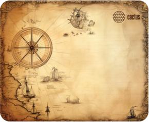 Аксессуары для мыши CACTUS Коврик для мыши Antique map 220x180x2мм