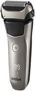 Бритва KITFORT сетчатая КТ-4138 реж.эл.:1 питан.:аккум. серебристый/черный