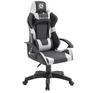 Кресло DEFENDER Игровое Ibis Серый/Белый,класс 2,ткань
