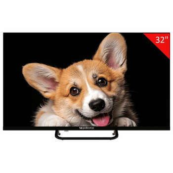Телевизор TOPDEVICE TDTV32CS03H_BK, 32'' , 1366x768, HD, 16:9, YaOS, Wi-Fi, Bluetooth, черный