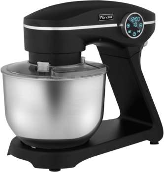 Кухонная машина RONDELL RDE-1401 планетар.вращ. 2000Вт черный
